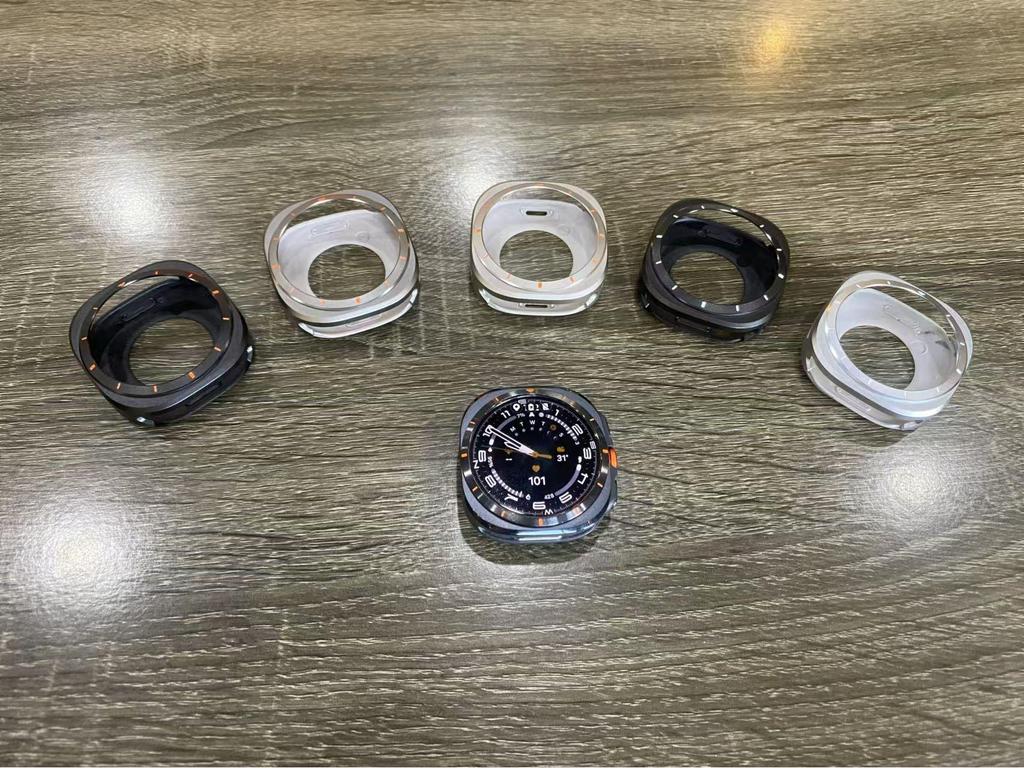 Защитный чехол для часов Samsung Ultra 47 мм с гальваническим покрытием и сквозным дизайном