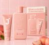 Silk Keratin Protein Hair Pack Treatment Peach Edition 520ml + 100ml – Moisturizing Hair Mask Set for Dry Damaged Hair