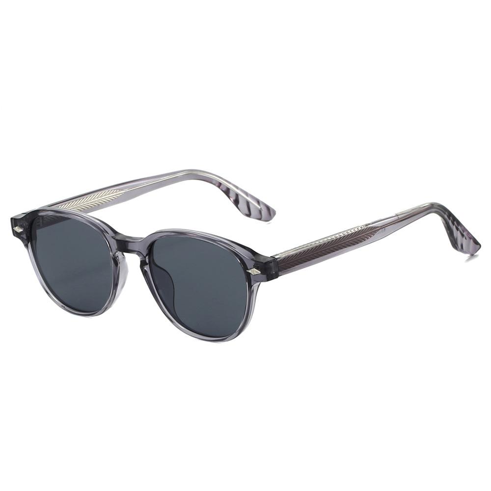 Propionate ins style personalized engraved pin sunglasses high-end new men's and women's literary and retro sunglasses