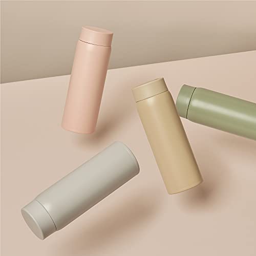 Doshisha Fluffy Air Mug Bottle, 16.2 fl oz (480 ml), Latte Beige