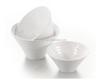 A8 White Melamine Ramekin Soup Deep Food Dishes Sets Resin Plastic Noodle Bowl