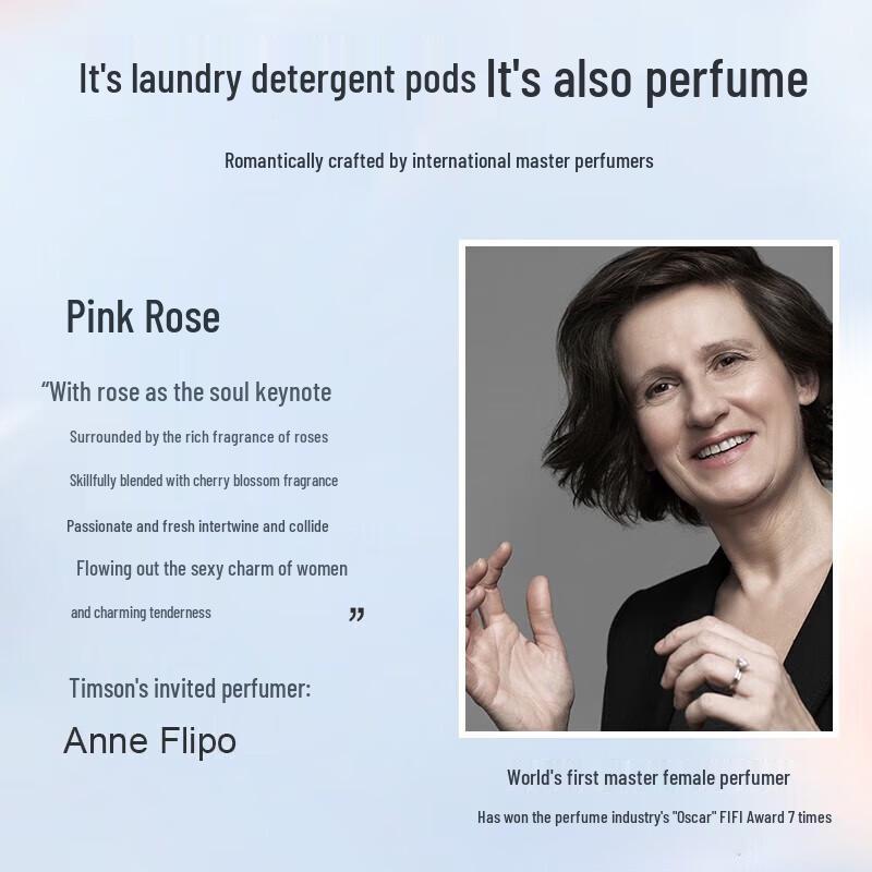 Adolph Timson Pink Rose Laundry Pods