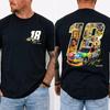 Кайл Буш RIP Rowdy 1985-2026 Мемориальная футболка Легенда NASCAR Футболка-дань уважения