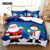 Christmas Snowman Bedding Set Duvet Cover Set 3d Bedding Digital Printing Bed Linen Queen Size Bedding Set Fashion Design