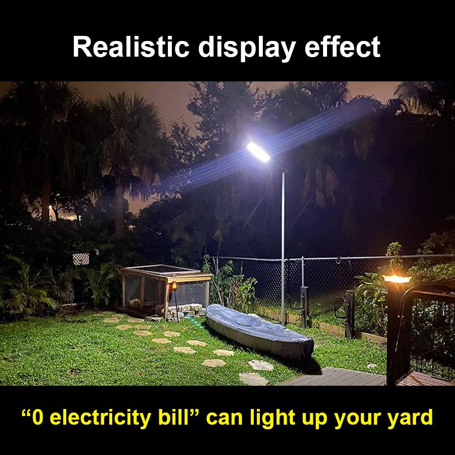 2025 New Solar Lights Outdoor Waterproof Solar Spotlight with Remote Control and Remote Sensing Household Solar Street Lights