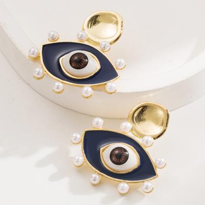 Популярная модная французская личность универсальные серьги дьявольский глаз
