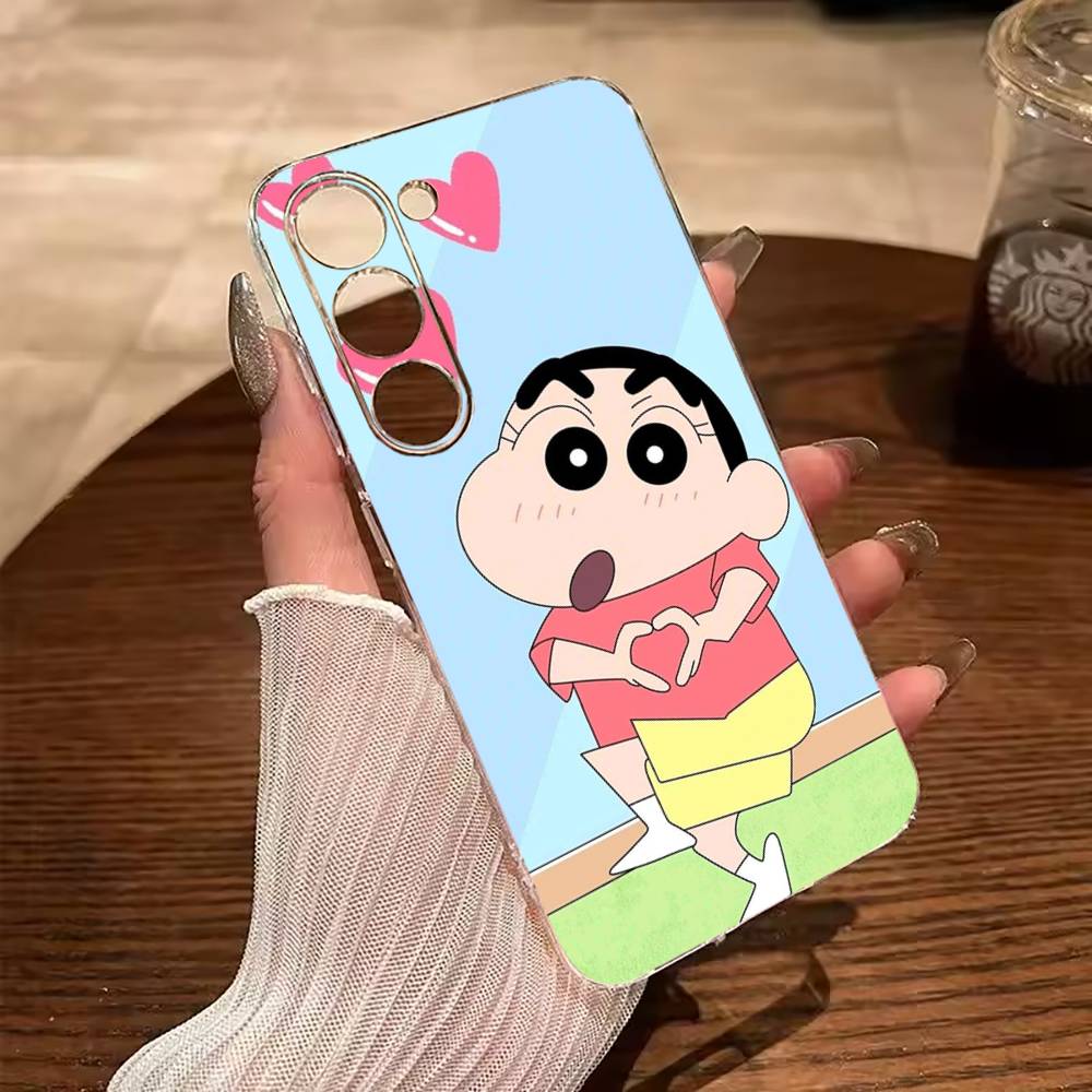 C-S-C-Crayon -Shin-chan Clear Phone Case for Samsung Galaxy A71, A70, A52, A51, A40, A30