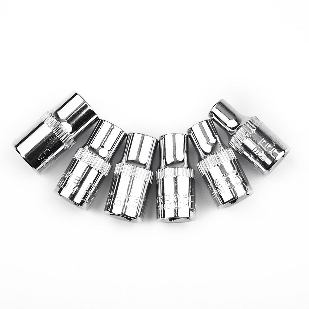 Steel Drive Sockets E4 E5 E6 E7 E8 E10 Supplies 6pcs Female Hand Tools