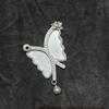 Silver-Plated Ethnic Pendant Base for DIY Embroidery and Inlays