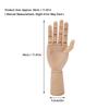 Wooden material Articulated Sketch Hand Mannequin  Sketch learning practice