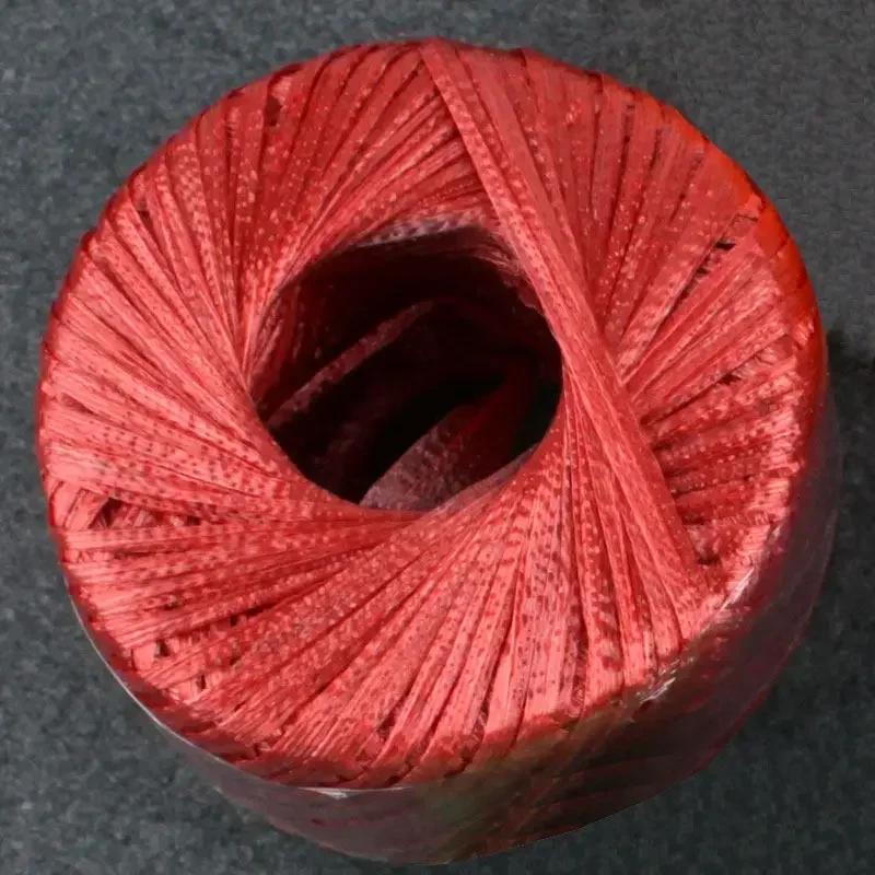 5 Rolls Color Plastic Glass Book Binding Rope Wear Resistant Packaging Tear Ropes Woven Bag Packaging Household Nylon Tying Belt