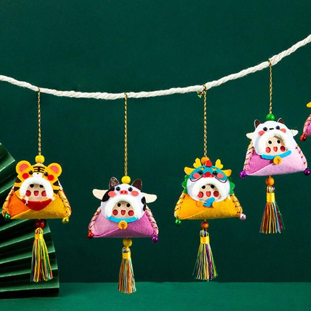 Cute Dragon Boat Festival Sachet Chinese Style Blessing Bag Zodiac Lucky Sachet  Hanfu Props