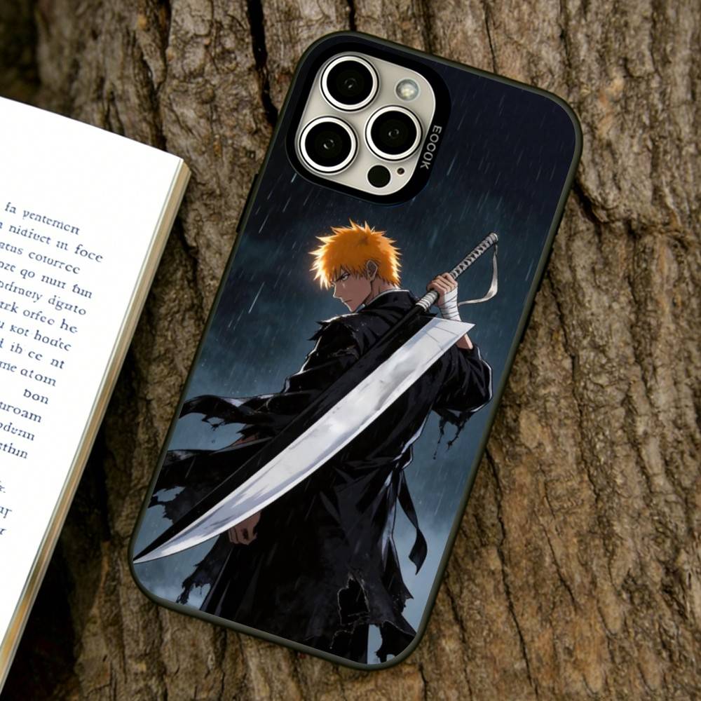Чехол для телефона Bleach для iPhone 17,16,15,14,13,12,11 Plus,Pro Max,XS,Красочный серебристый чехол для телефона Funda Cover