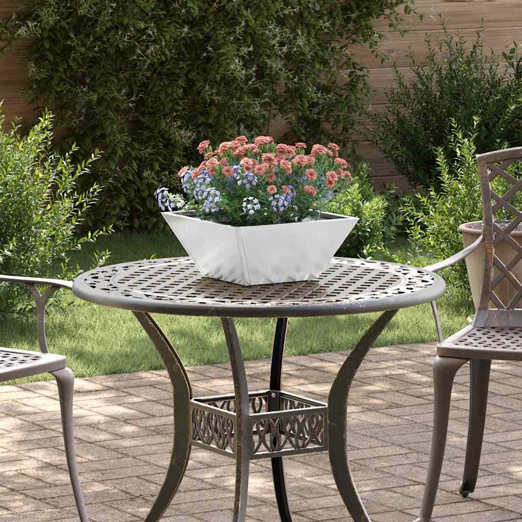 Garden Planter 5 pcs Silver 35 x 35 x 15 cm