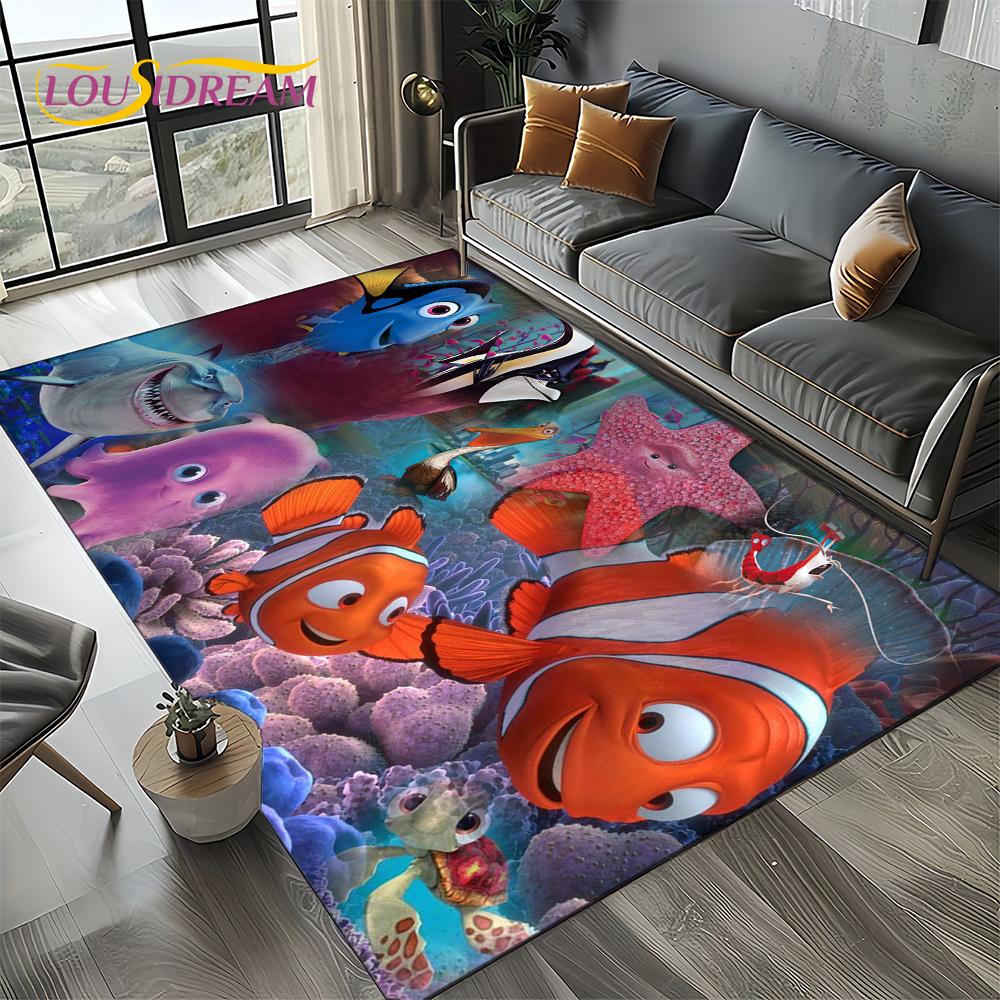 27 Стилей Милый Мультяшный Ковер Finding Nemo Мир Моря для Спальни Гостиной Дома Декор Дивана, Детский Большой Декоративный Коврик для Пола
