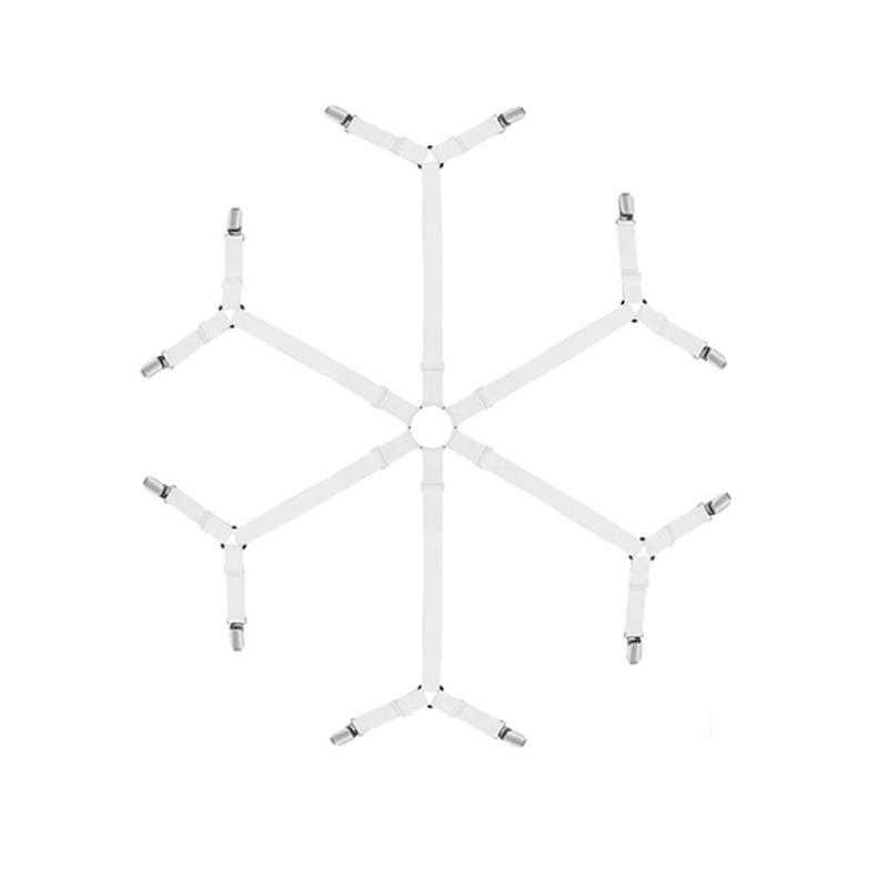 Держатель простыни, регулируемый, эластичный, 12 зажимов, фиксированный держатель, зажим для матраса, застежки, чехлы, одеяла, захваты, фиксирующий нескользящий ремень