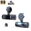 WDR Dynamic Adjustment Dash Cam 4K Ultra HD Car Dash Camera IR Night Vision Video Recorder  Car Use