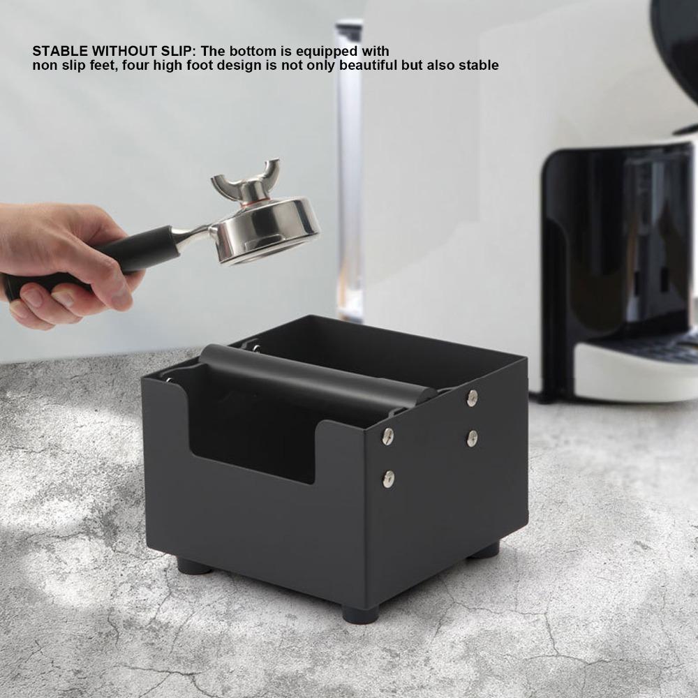 Detachable Coffee Knock Box Anti-Skid Base Ground Coffee Container For Barista Use
