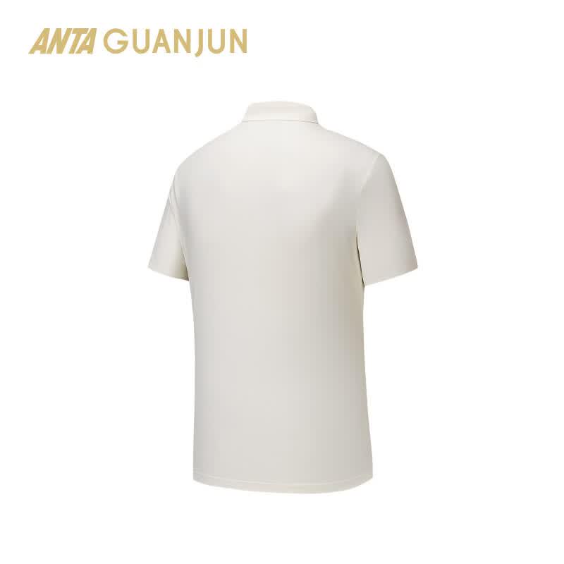 Anta Men's National Flag Business Sun Protection Polo T-Shirt