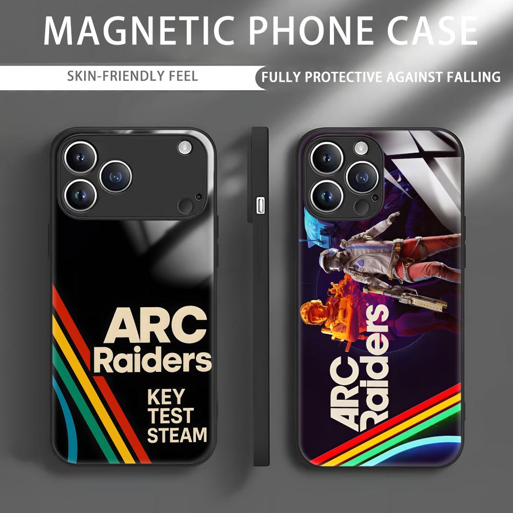 GAME ARC Raiders Phone Case For iPhone 17 16 e 15 14 13 12 11 X XR XS Plus Mini Pro Max Glass Magnetic Case