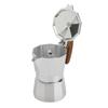 Алюминиевая кофеварка Moka Pot, кофеварка на плите, термостойкая кухонная кофейная чашка для домашнего хозяйства, 3 чашки