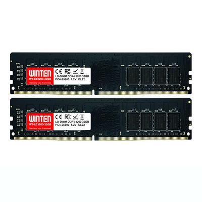 WINTEN Настольный ПК 64 ГБ x CL22 DIMM Внутреннее расширение Гарантия Совместимость Память, DDR4-3200 (32ГБ 2), 288-контактная SDRAM 1,2 В, Память, Память,