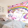 Magical Unicorn Crescent Moon Tapestry Room Decoration Wall Hanging for Living Room Bedroom, dormitory, Birthday and Christmas gifts