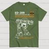 Anatomy of ED-209 Robot Cotton Summer Casual Cool Loose T-Shirt