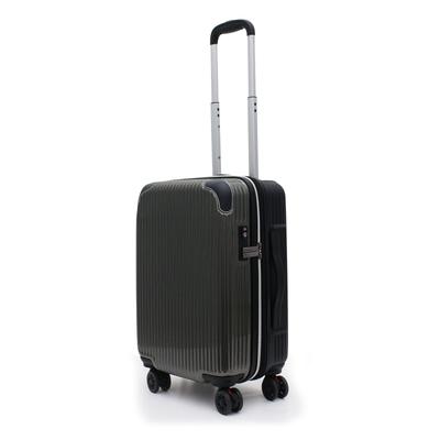 Легкий жесткий чемодан на молнии ESC2276 S цвет карбон-черный [Sifre] 3,2 кг с колесиками нового поколения