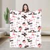 Dachshund Flannel Blankets Dogs Animal Custom Throw Blankets for Bed Sofa Couch 200x150cm Plush Thin Quilt