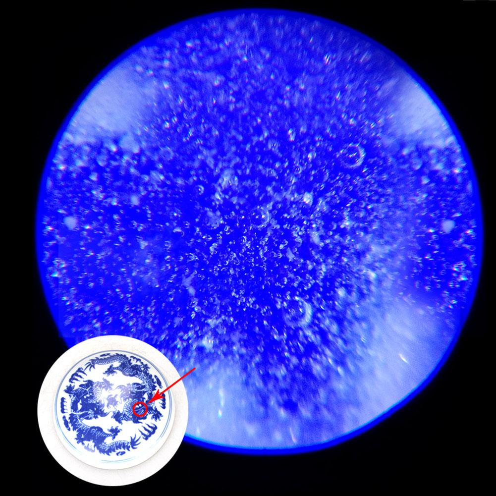 Микроскоп для телефона Увеличитель 60~100-кратное увеличение со светодиодной и УФ-подсветкой Наблюдение за крошечными объектами