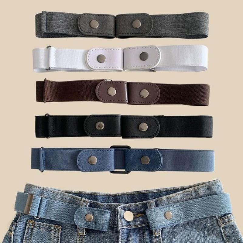 Ленивый поясной ремень невидимый бесследный универсальный эластичный пояс регулируемый эластичный пояс без пряжек для женщин мужчин