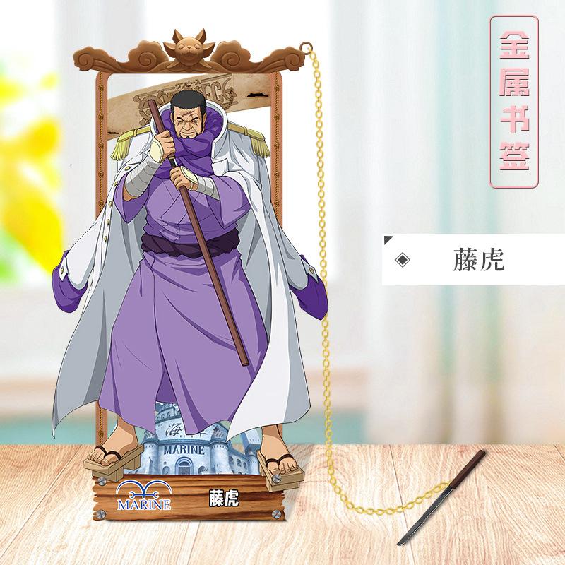 Металлические закладки ONE PIECE с различными мультяшными персонажами для фанатов косплея фигурка аниме one piece