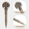 Vintage Metal Letter Opener Antique Pack of 3 Envelope Slitter with Gift Box Ancient Tree Shaped Mail Opener for Office Mail Supplies
