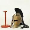 Spartan Warrior Helmet with Black Crest Wearable Bronze with Display Stand  Greek Corinthian Armor  Medieval Cosplay Prop