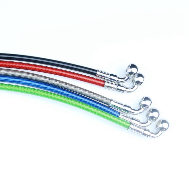 Universal 400 To 2200mm Motorcycle Hydraulic Reinforced Brake Clutch Oil Hose Line Pipe For ATV Dirt Pit Racing Bike