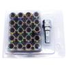DEFT M12x1.5 Racing Wheel Lug Nuts 20 Pcs Racing Car Steel Wheel Extended Nuts Stainless Steel Car Wheel Rims Lug Nuts