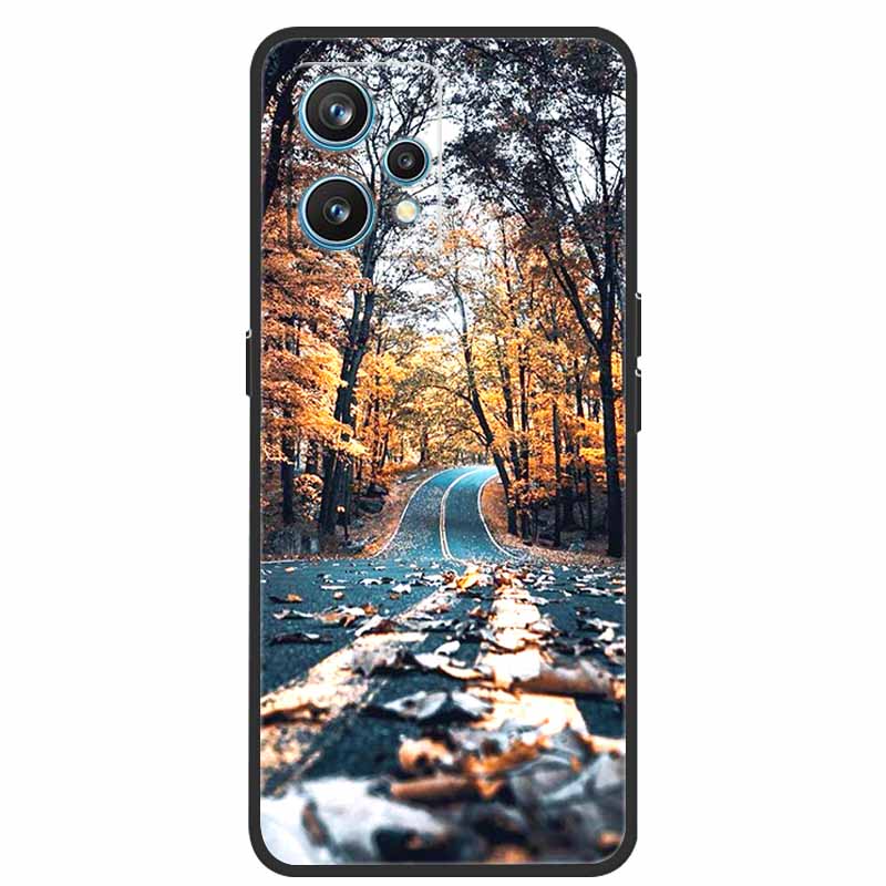 Чехол для Realme 9 RMX3521 Ударопрочный Мягкий силикон ТПУ Задняя крышка Для телефона Realme9 4G Чехлы Realme 9 6,4 дюйма Милый мультяшный чехол-сумка