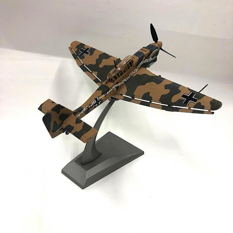 Масштаб 1/72 Литой сплав Модель Истребитель Юнкерс JU-87 Военный Ракетный Бомбардировщик Коллекционировать Подарки
