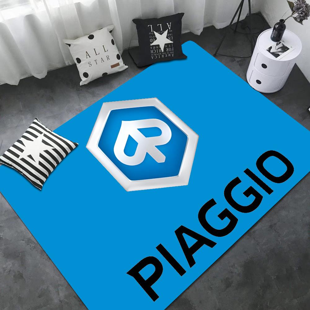 P-piaggio Logo Hallway Carpet Rectangle Anti-slip Home Soft Badmat Front Door Indoor Outdoor Mat Doormat Area Rug