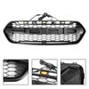 Matte Black Front Bumper Grille Fit Ford Transit Custom Trail 2018-2023 W/ 3LED