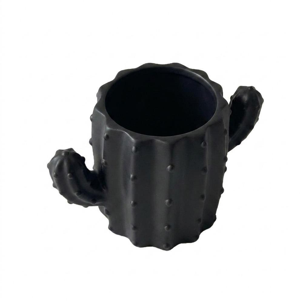 3D Printed Cactus Pen Holder Green Plant Makeup Brush Organizer Desktop Storage Pot School Decor