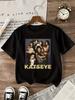 Детская футболка с графическим принтом KATSEYE, подходит для детей, повседневная, с короткими рукавами, круглым вырезом