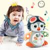 Electric Dancing Penguin Toy with Music and Lights for Early Education