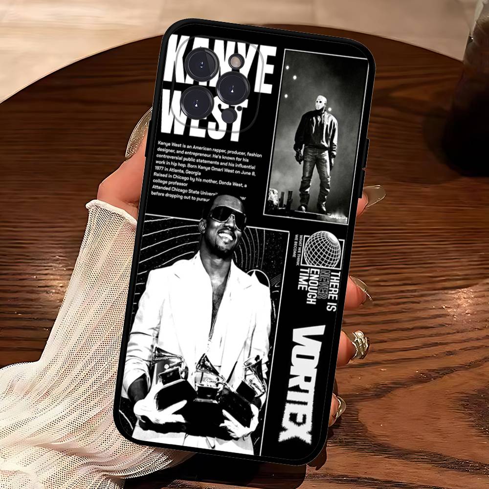 Чехол для телефона рэпера Канье Уэста YE Для IPhone 17 16 14 15 13 12 11 Pro Max Plus Силиконовый Мягкий Чехол