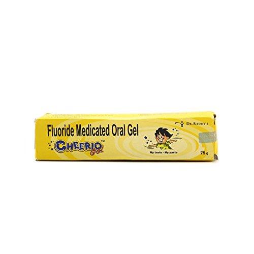 Зубная паста Dr Reddy's Cheerio Gel для детей 75 г Одиночная упаковка Защита от кариеса Со вкусом Фруктов Уход за полостью рта