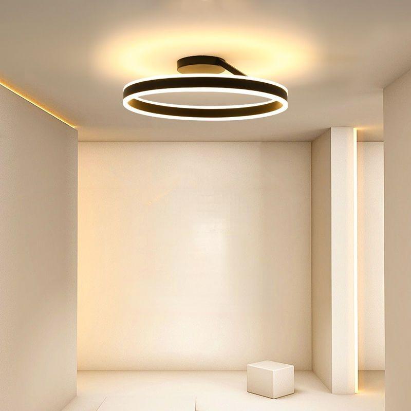 Круглая потолочная лампа для спальни, светодиодная лампа, лампа для гостиной, простая современная атмосфера, лампа для домашнего исследования, лампа для спальни