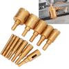 12pcs Multipurpose Tile Hole Opener Set Gold Drill Bits for Brick Diamond Hole Saw Kit  Glass