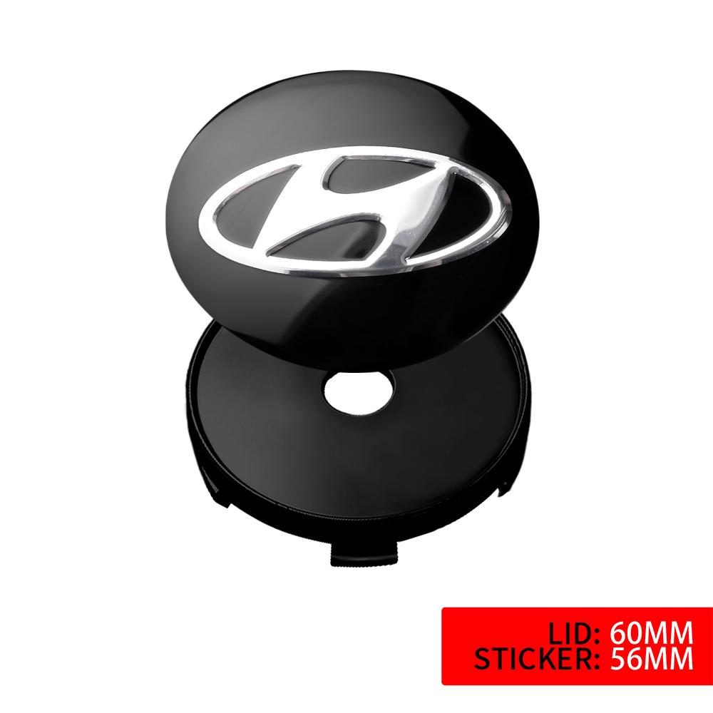 Car Wheel Center Cap Hub Covers Badge Sticker Auto  Accessories For Hyundai Accent Elantra Wagon Tucson  i20 i30 i40 ix20 ix35 R5