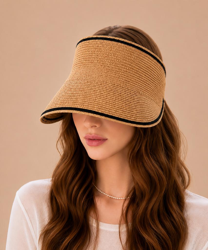 Солнцезащитная кепка-козырек из французской рафии Baseukala (4Colors)